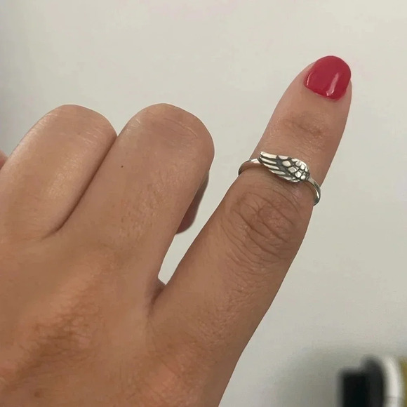 925 Sterling Silver Angel Wings - Picture 4 of 6